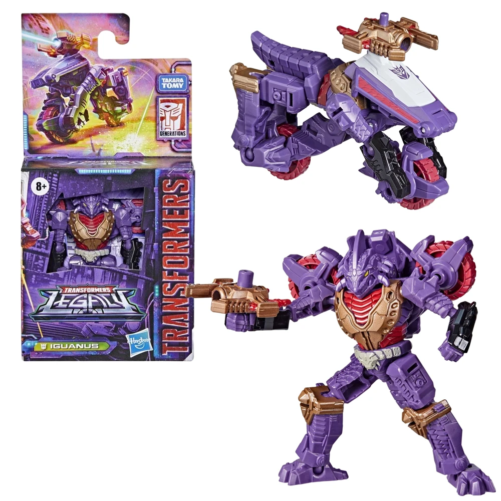 Hasbro Transformers Toys Legacy Series Core Iguanus Decepticon Dragstrip 3 5-дюймовая фигурка