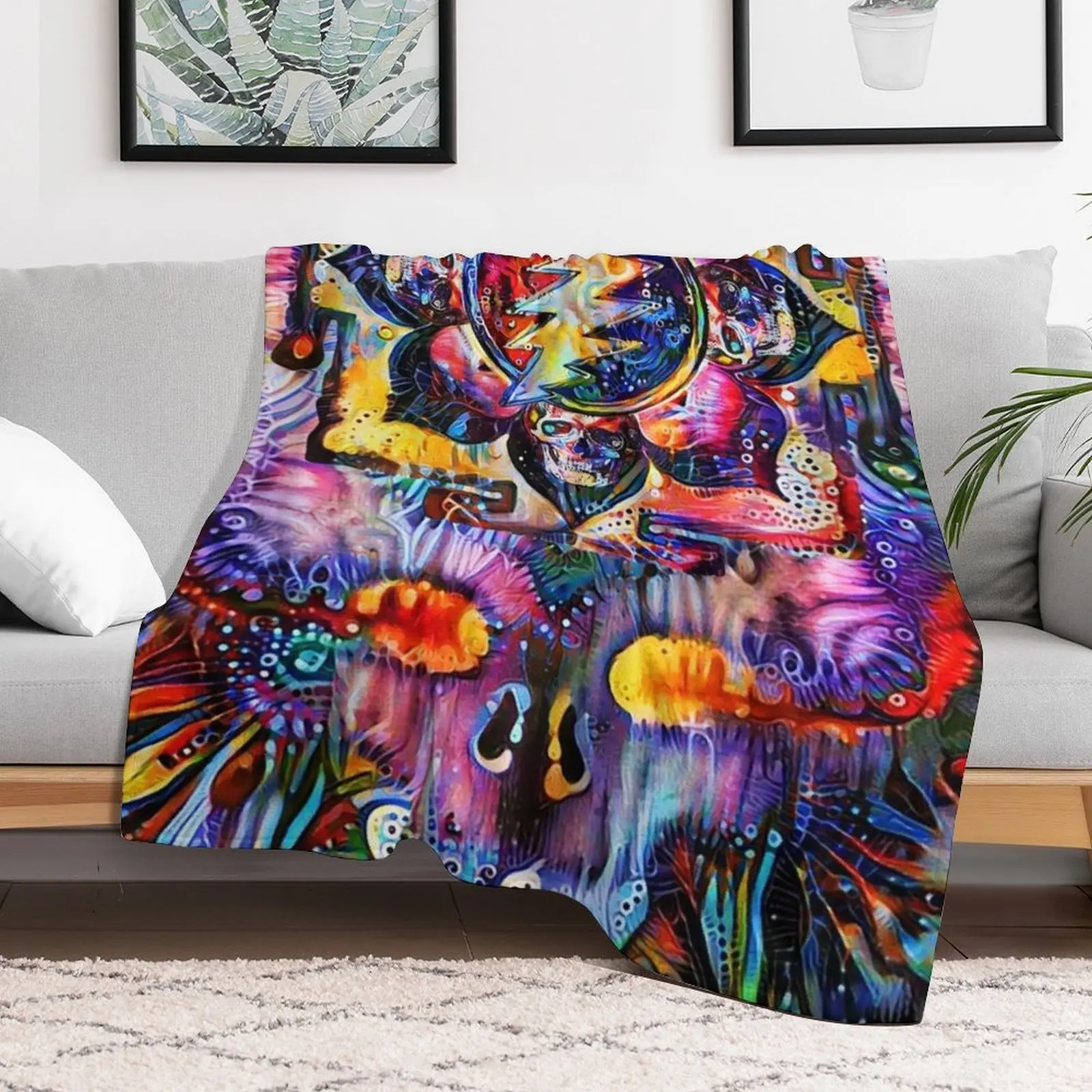 Sahasrara Yantra Bolt плед одеяло рождественские подарки пушистые мягкие большие аниме