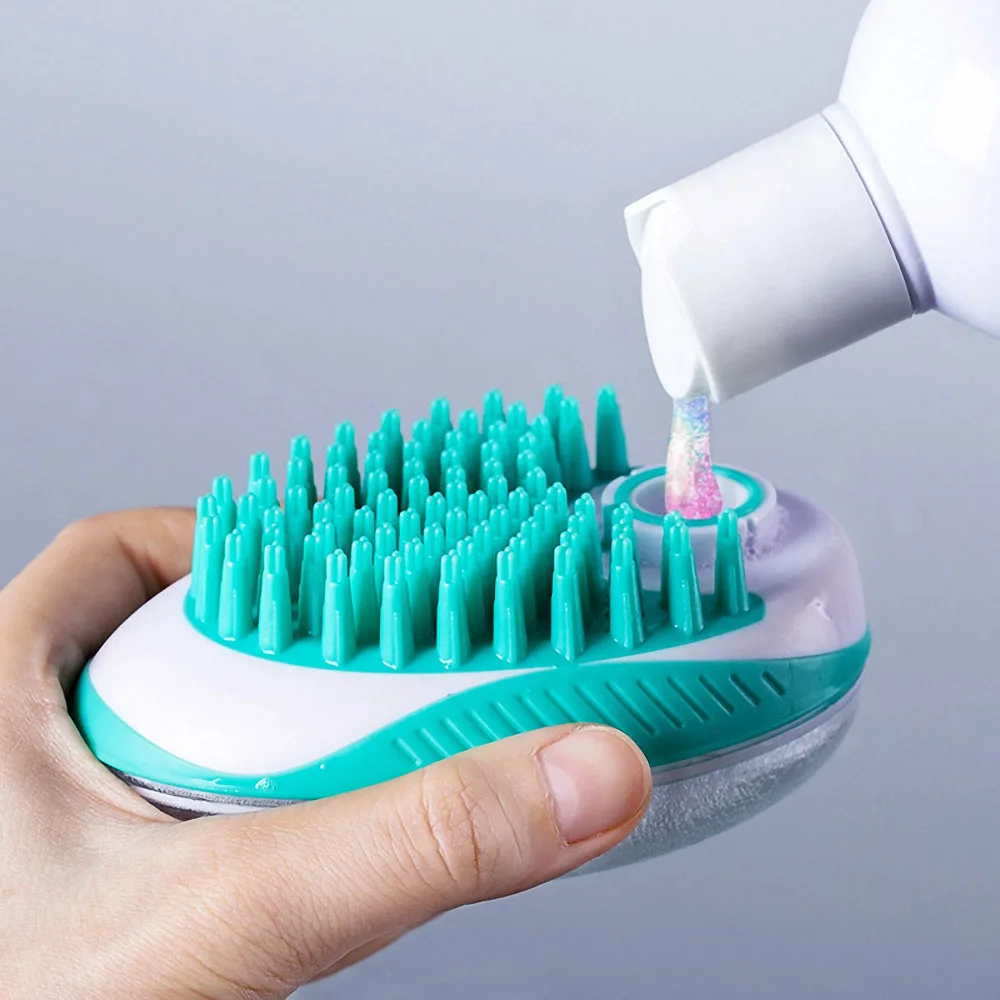 

Multifunction Pet Bath Brush Dogs Cats Shampoo Massage Brush Shower Hair Removal Comb Pet Cleaning Grooming Supplies