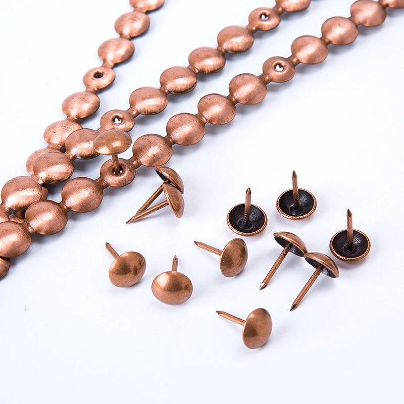 

1-метровый пузырьковый гвоздь для дивана, медный гвоздь, ивовый гвоздь, антикварный гвоздь с хризантемой, европейские и американские украшения для мебели, гвоздь