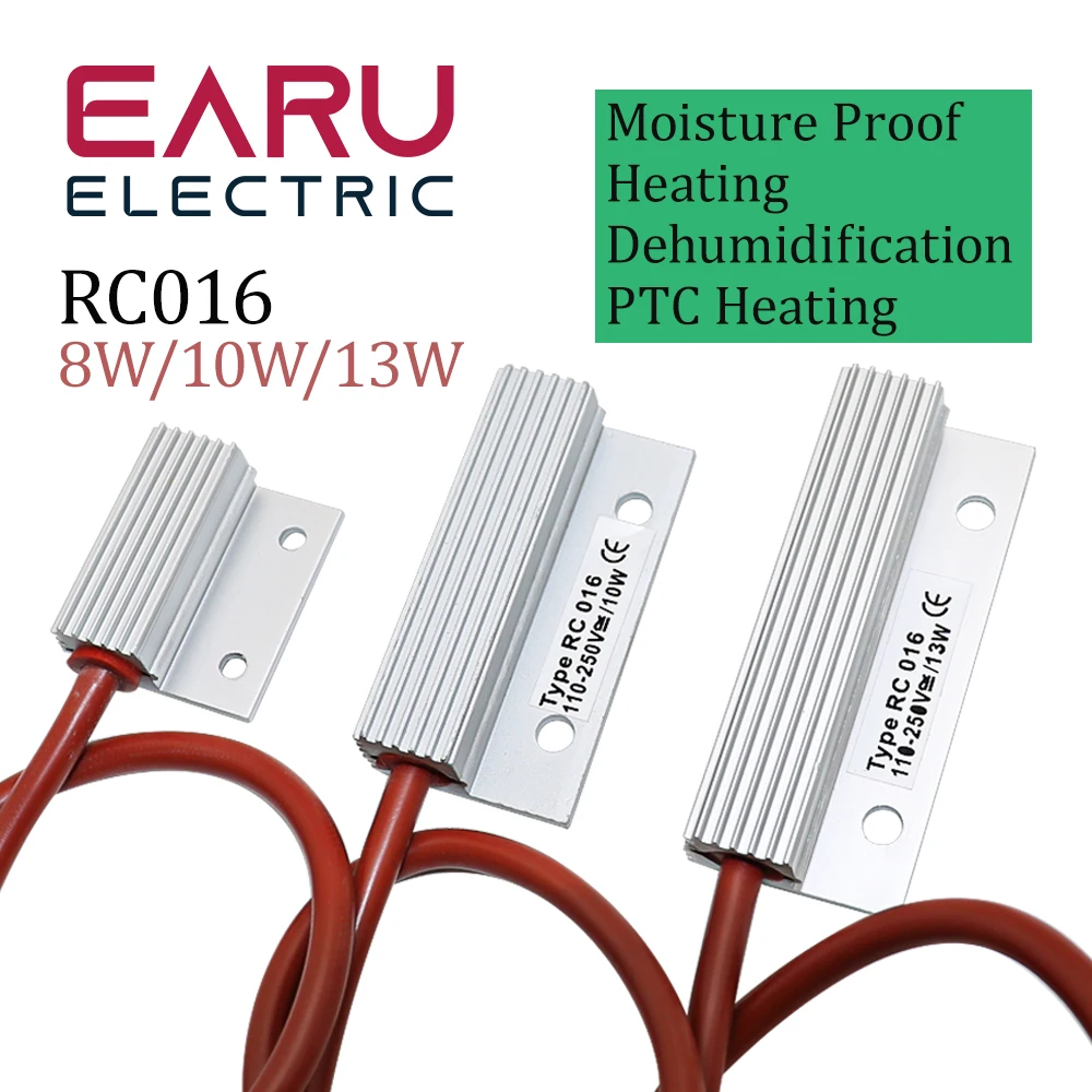 RC016 110-250 В AC/DC полупроводниковый Малый нагреватель PTC 8 Вт 10 Вт 13 Вт осушитель маломощный блок компонентов нагревательный стержень