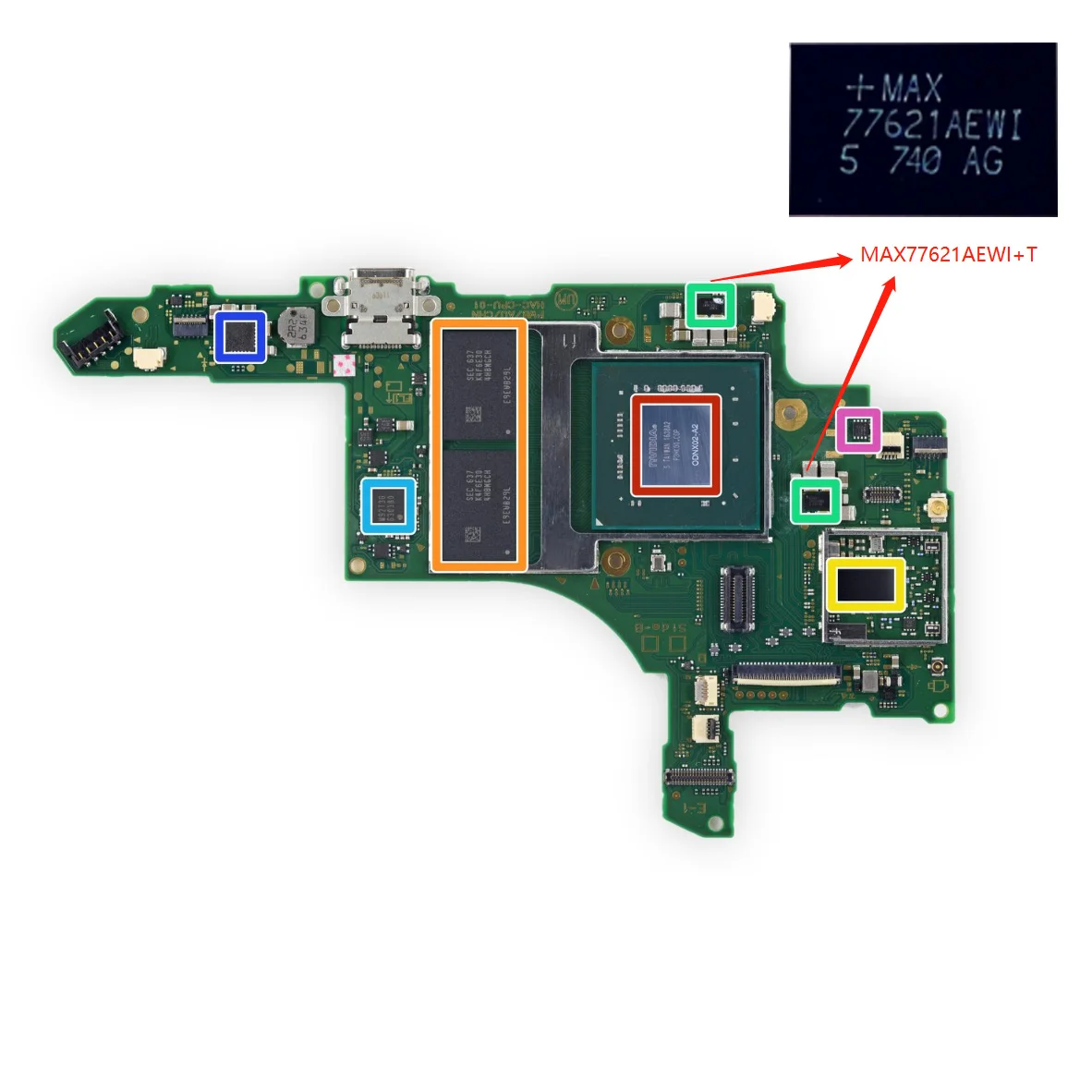 

2-5pcs Power IC MAX77621A MAX77621AEWI IC Chip For Nintendo Switch