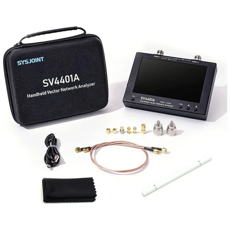 

SV4401A 7 Inch Touch LCD 50Khz 4.4Ghz Vector Network Analyzer Hf VHF Uhf Antenna Analyzer Update From Nanovna Vna