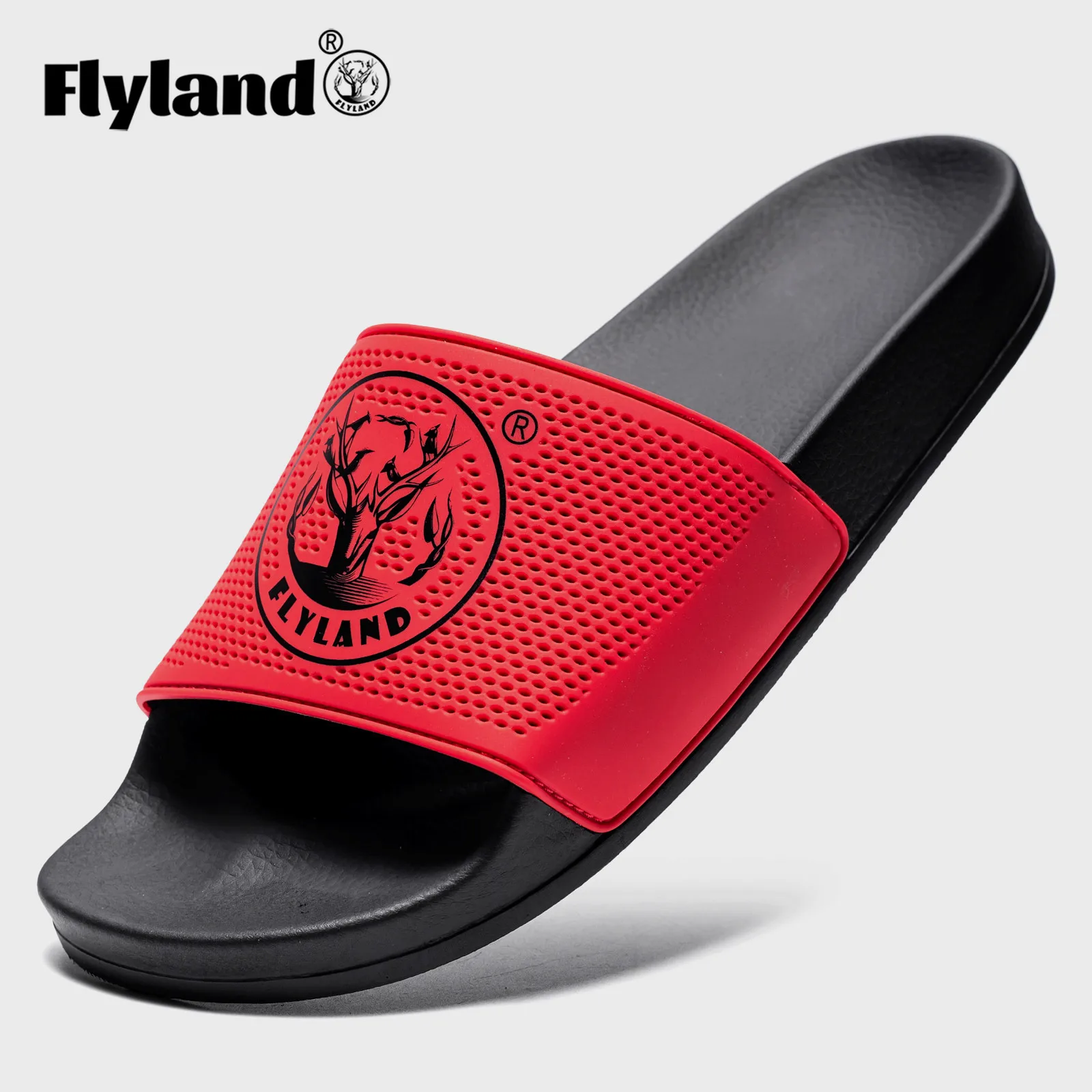 Шлепанцы Flyland мужские для дома и улицы Нескользящие быстросохнущие сланцы ванной