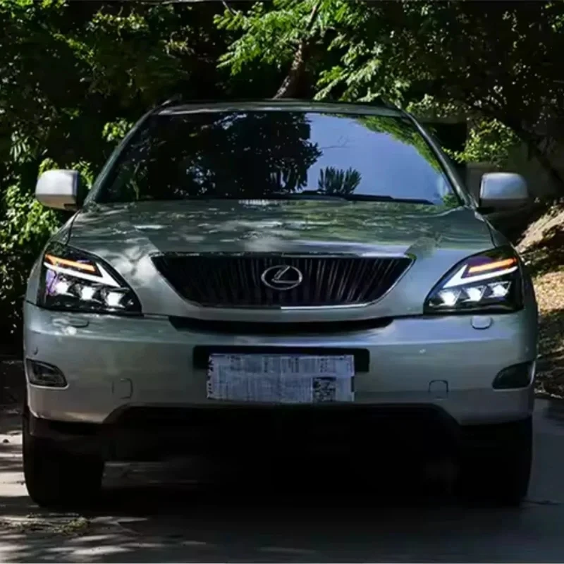 Светодиодные фары для Lexus RX 330 350 400h 2003-2009 анимация запуска последовательный