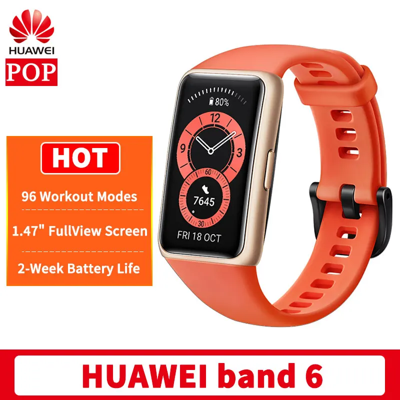 Смарт-браслет Huawei Band 6 1 47 дюйма AMOLED пульсометр мониторинг сна |