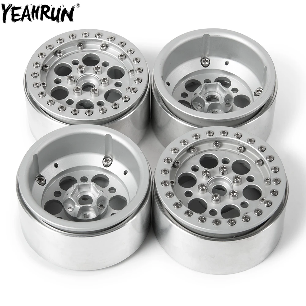 

YEAHRUN 1/10 RC Crawler 35mm Aluminum 2.2 Beadlock Wheel Rims for Axial SCX10 90046 RR10 Wraith 90048 90018 TRX4 TRX6 D90 D110