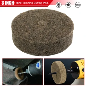 Шлифовальный диск 3 дюйма 75 мм, нейлоновое волокно, мини-полировальная магнитола, Шлифовальная головка, Шлифовальная головка, щетка, вращающийся абразивный инструмент