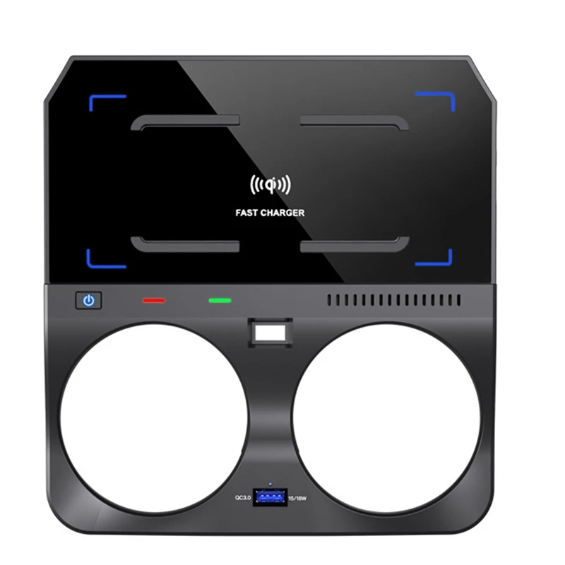 

Автомобильное беспроводное зарядное устройство для телефона, быстрая зарядка, держатель для телефона Qi для BMW X5 G05 2019-2022 15 Вт