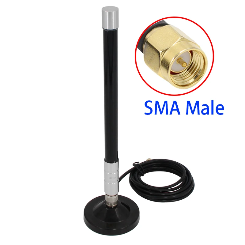 2G/3G/4G LTE outdoor waterproof omnidirectional high-gain fiberglass Router Mobile signal amplification enhancer sucker antenna