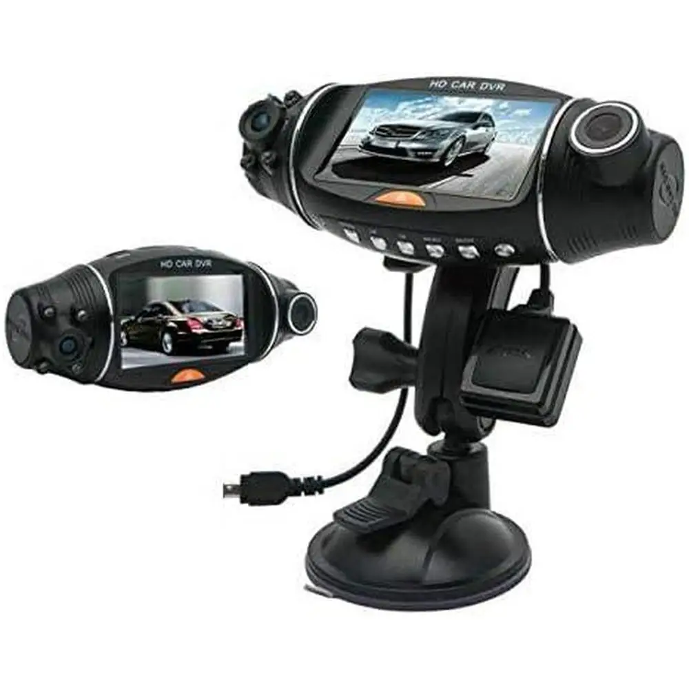 Двойной видеорегистратор для автомобилей передний и задний широкоугольный с