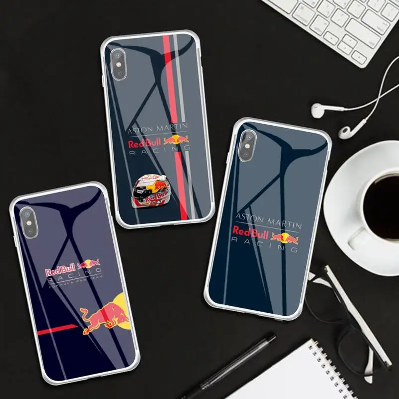 

RED Energy Drink Bull Brand Phone Case Transparent Case For IPhone6 6s 7 8 Plus X Xs Xr Xsmax 11 12 13 Pro Promax 12 13mini