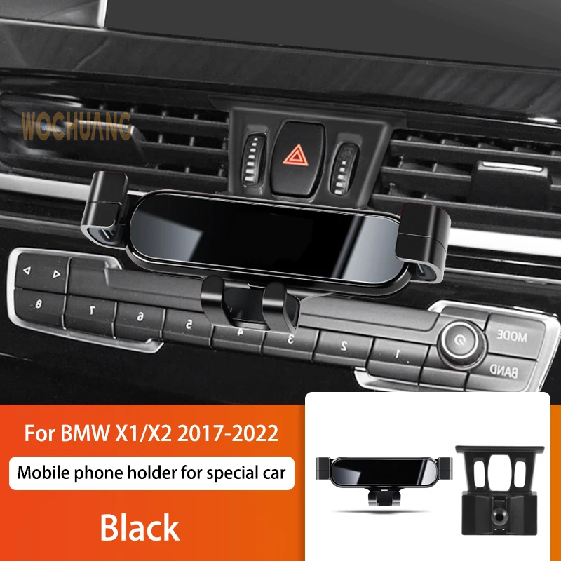 

Car Mobile Phone Holder For BMW X1 X2 2016-2022 360 Degree Rotating GPS Special Mount Support Navigation Bracket Accessories