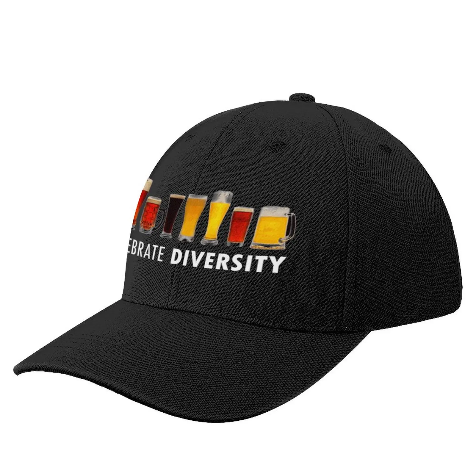 

CELEBRATE DIVERSITY Baseball Cap Beer Celebrate Diversity Coffee Skate Fashion Trucker Hat Cute Printed Men Baseball Caps