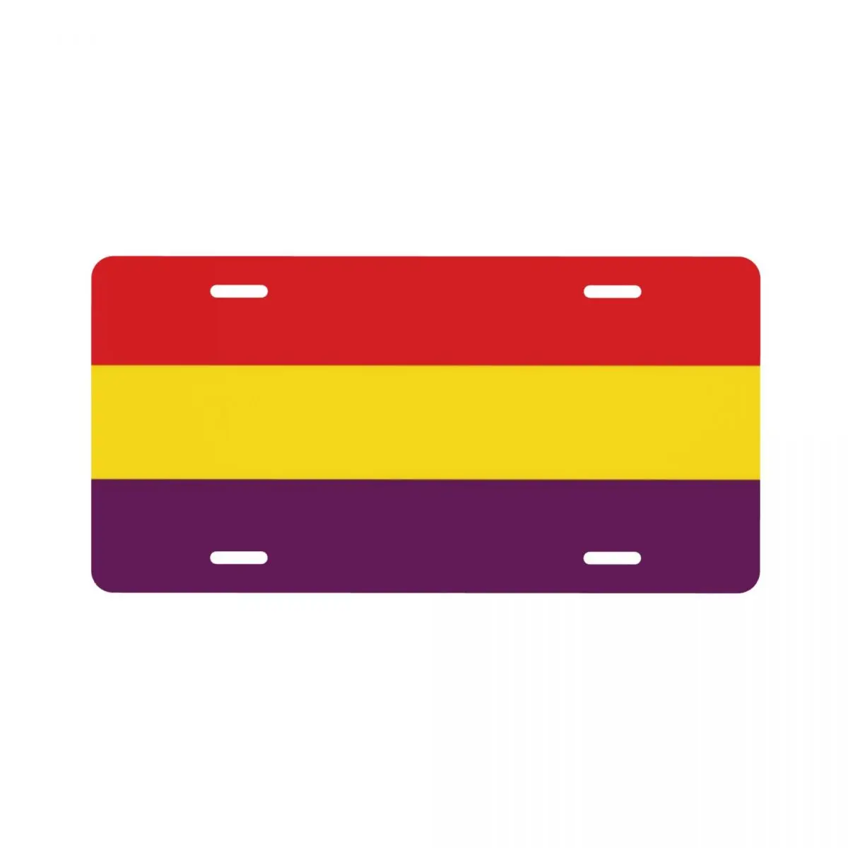 

license plate decoration 15cmX30cm Second Spanish Republic