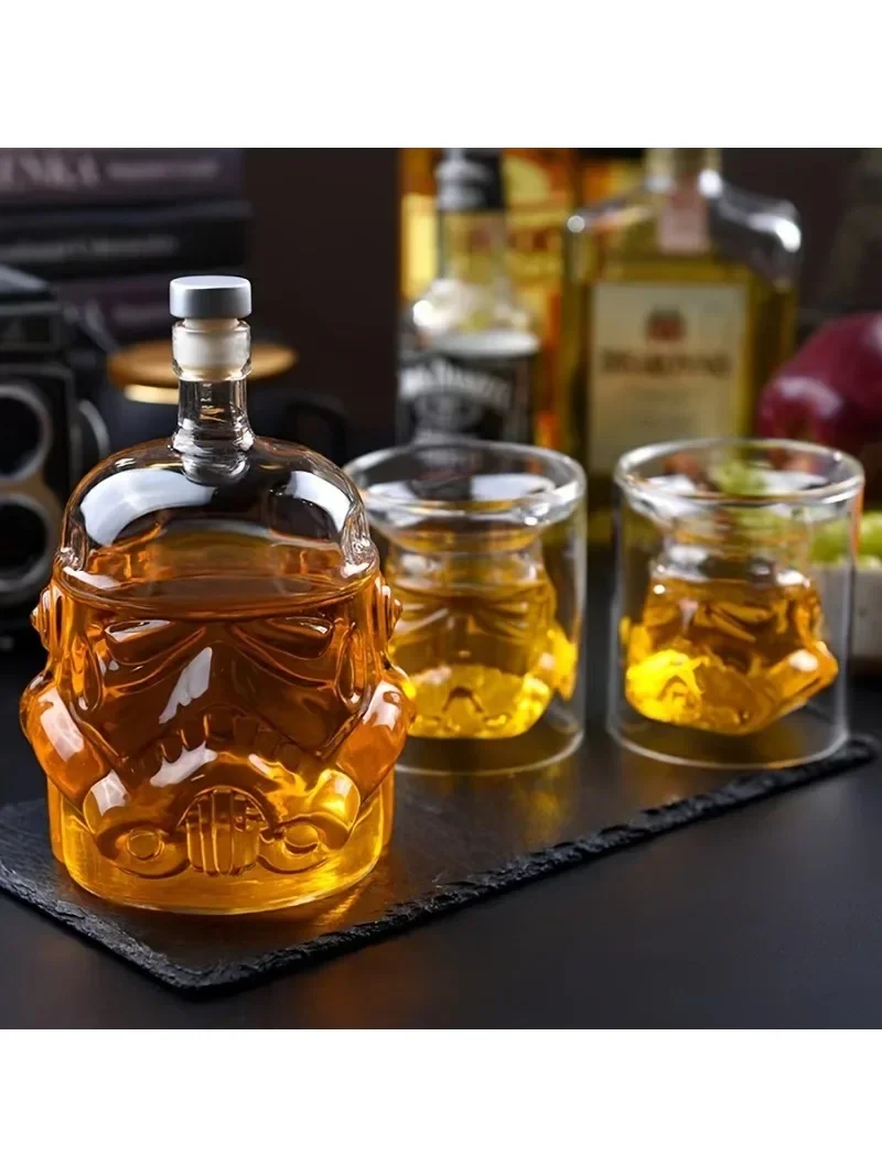 

Набор из 3 предметов, графин для виски с 2 стаканами, графин для виски для вина, виски, Бурбона, водки, ликера, подарок на день Святого Валентина