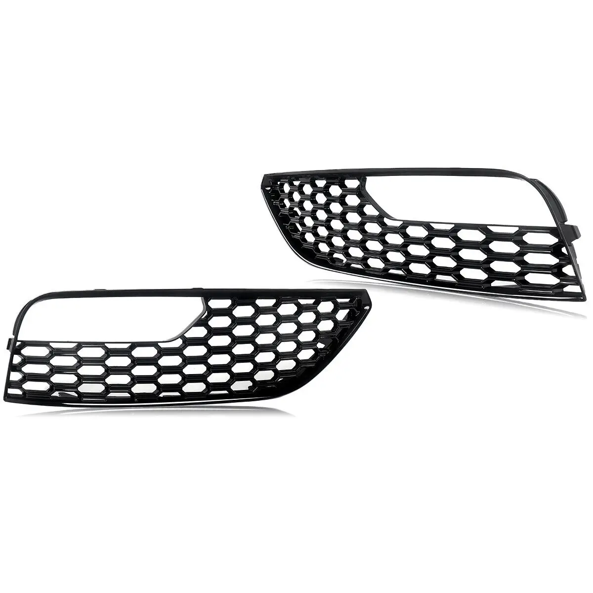 

2X сотовая сетка шестигранная для Audi A3 Standard 2013-2016 гоночный стиль, передний бампер, противотуманная фара, решетка 8V3807681 8V3807682, аксессуары