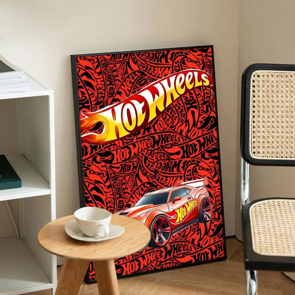 Фото Автомобильная игра Hot W-Wheels U-Unleashed белая бумага плакат водостойкая бумажная наклейка кофейня бар эстетическое искусство настенная живопись №5