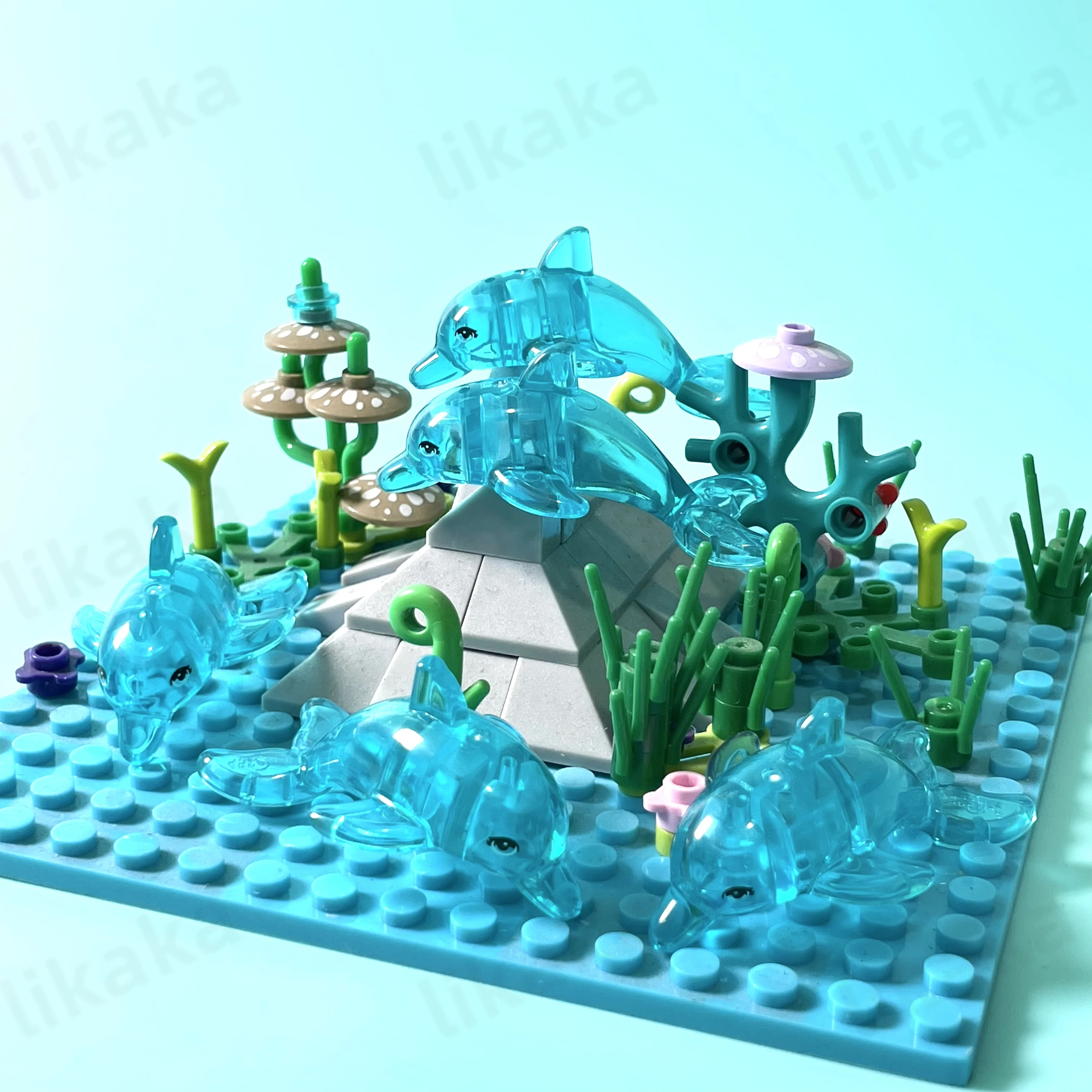 5 шт. Детский конструктор Морской лев