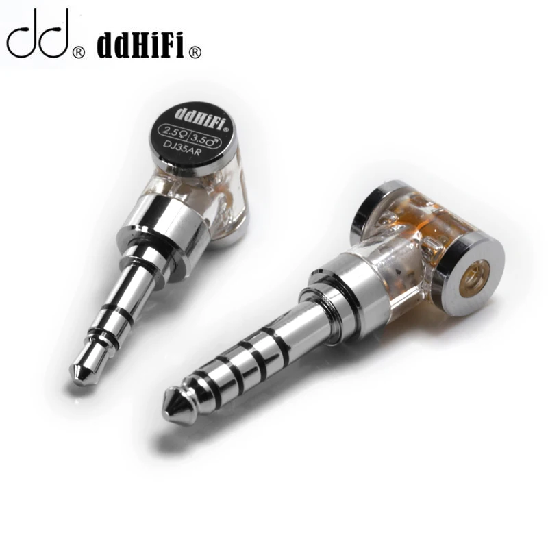 

DD ddHiFi DJ35AR DJ44AR All-New Rhodium Plated 2.5mm Balanced Female to 3.5mm and 4.4mm Male Plug Adapter