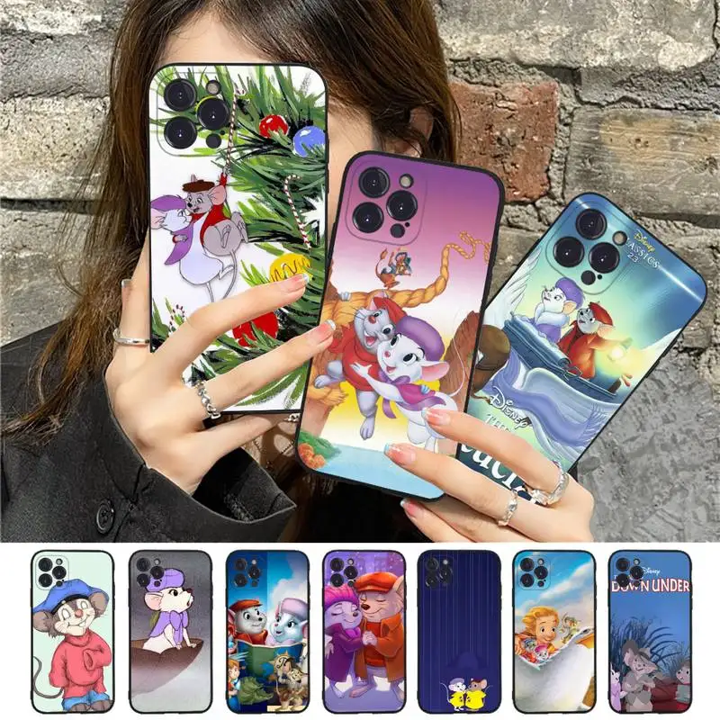 

Disney The Rescuers Phone Case Silicone Soft for iphone 14 13 12 11 Pro Mini XS MAX 8 7 6 Plus X XS XR Cover