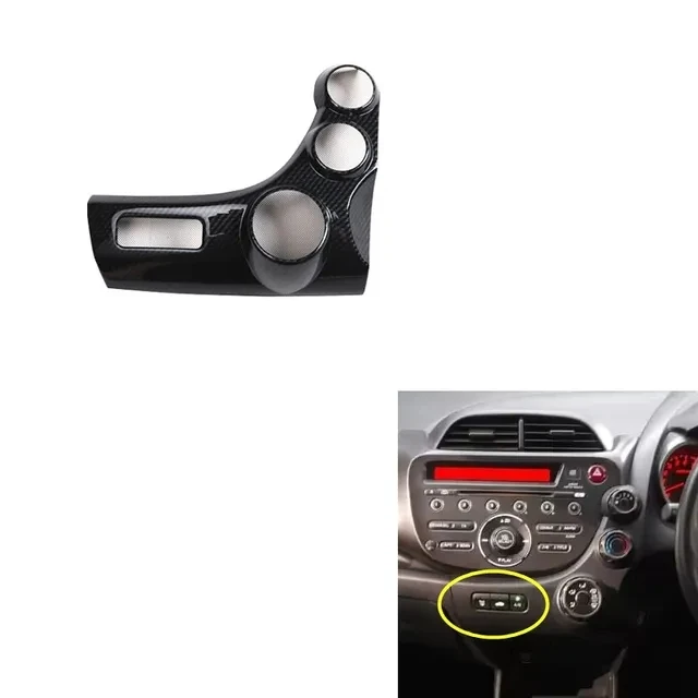 

Для Honda Fit 2008 2009 2010 2011 2012 2013 GE8 правый руль ABS углеродное волокно декоративные аксессуары интерьер