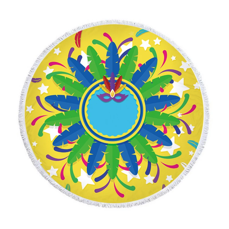 

Beautiful bird feather pattern microfiber towel Beach towel large beach towels luxury beach towel Beach mat beach towel Towels