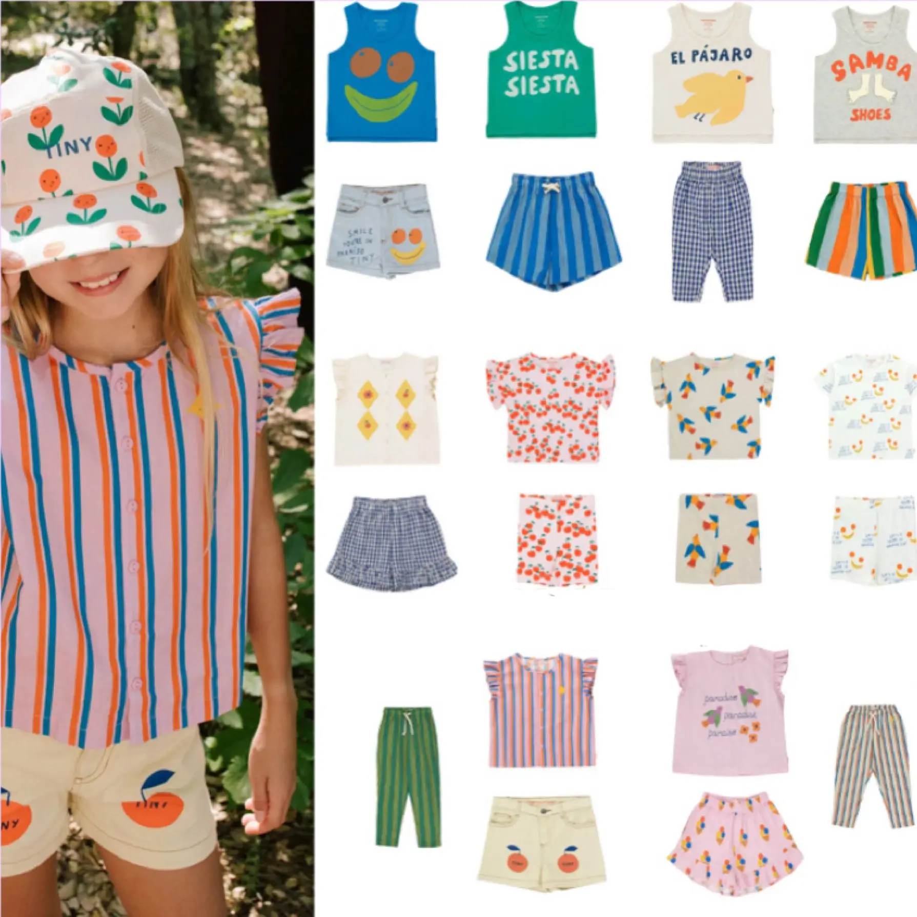 

Children Girls Sets New TC 2023 Summer T-shirts And Shorts Suits Cute Kids Boys Vest Shorts Tees Toddle Baby Clothes Sets