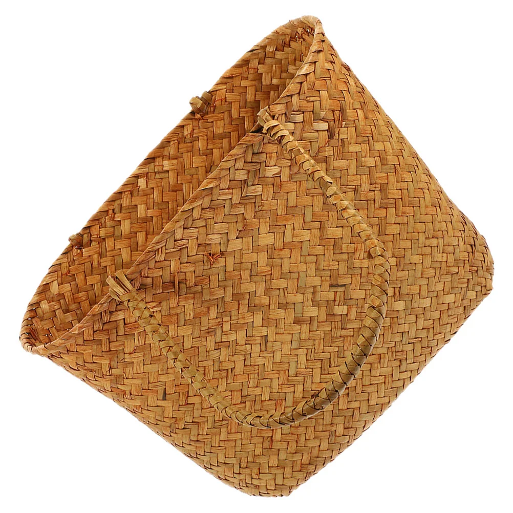

Hand-woven Handbag Woven Storage Basket Picnic Carrying Basket Decorative Basket