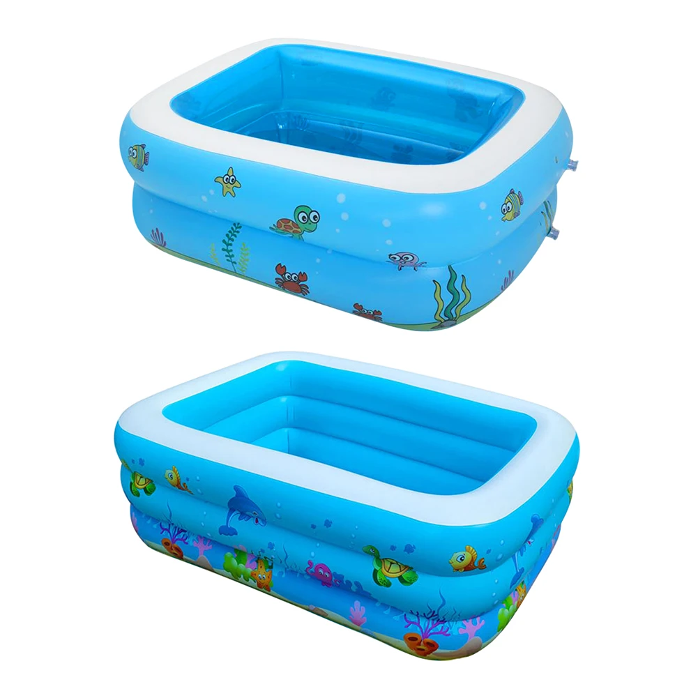 

Practical Square Inflatable Paddling Pool Kids Summer Bathtub Basin Water Beach Party Toys Home Ocean Ball Pool