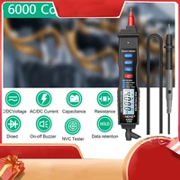 digital pen type multimeter smart dc ac voltage tester voltmeter auto range resistance capacitance true rms multimeter with box