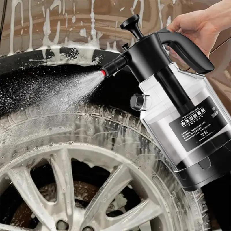 

2 L Car Wash Foam Sprayer Durable ABS Hand Pump Pressure Garden Water Flowers Hand Pump Snow Foam Clean Self Car Wash Tools