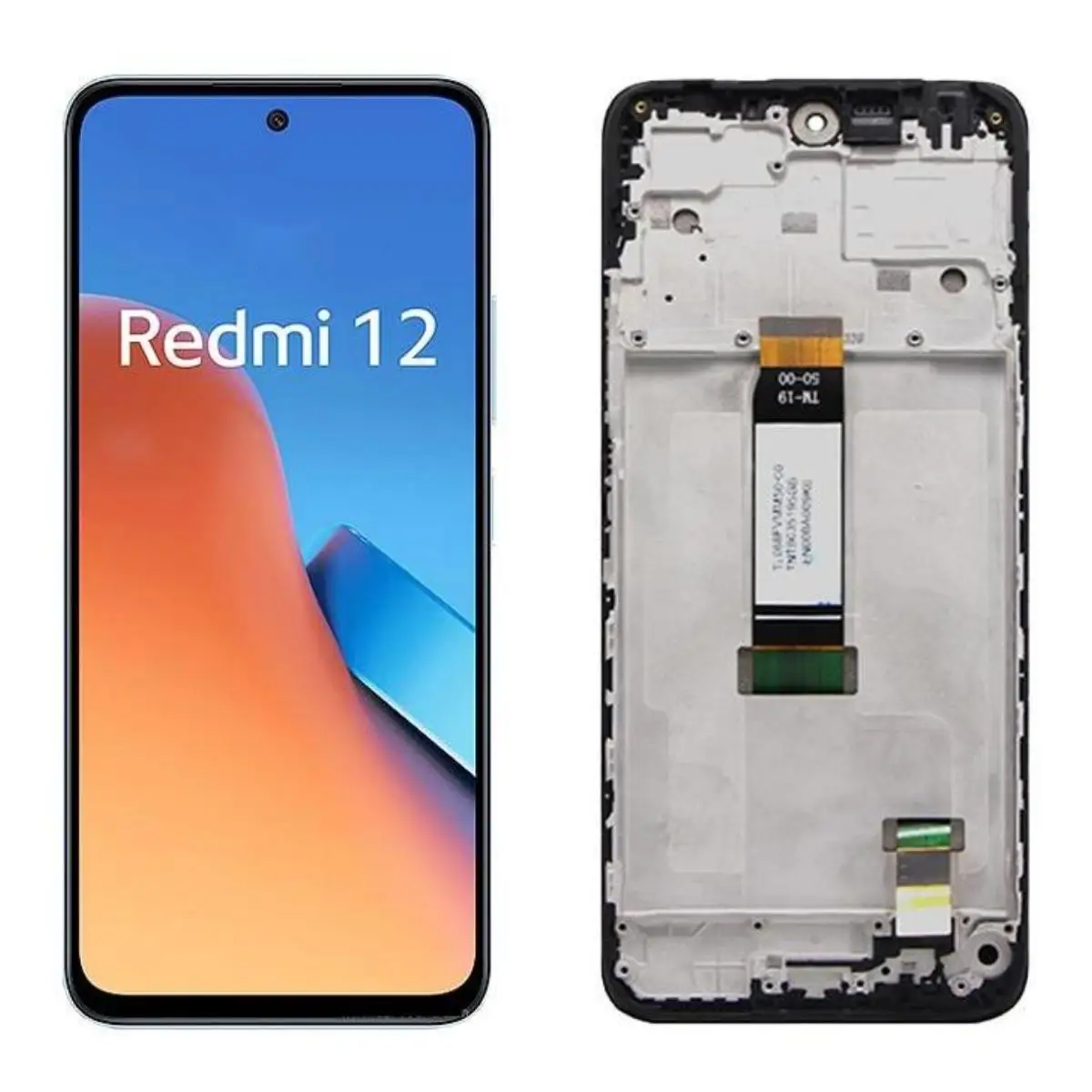 

Запасной ЖК-дисплей iParts, сенсорный экран с рамкой в сборе для Xiaomi Redmi 12 23053RN02A, запчасти для ремонта телефонов OEM