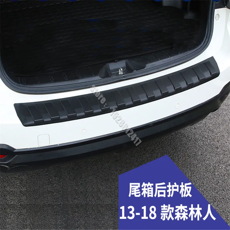 

Резиновая накладка на багажник для Subaru Forester 203-2018 2019-2022, защитная накладка на задний бампер, защитные задние полосы, автомобильные аксессуары