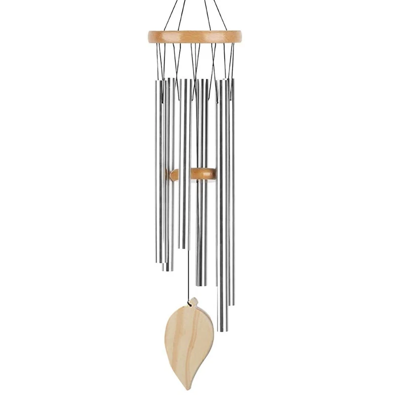 

Wind Chimes For Outside, Woodstock Chimes With S Hook DIY Wood Pendant Garden Wind Chime Home Decor Wind Chimes