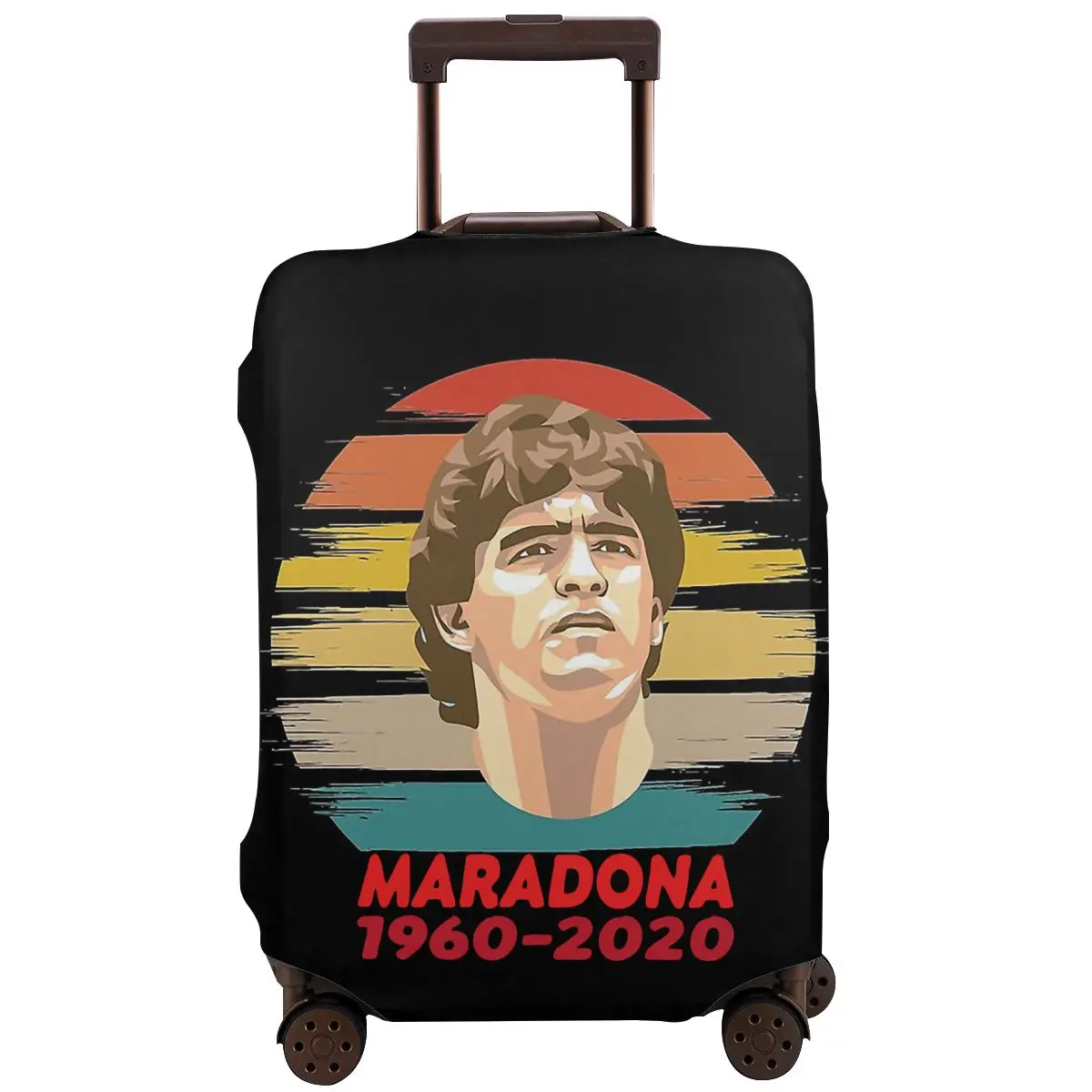 

Rip Maradona 1960-2020 Washable Luggage Protective Cover Luggage Protective Case Travel Thick Anti-Scratch Case Protector