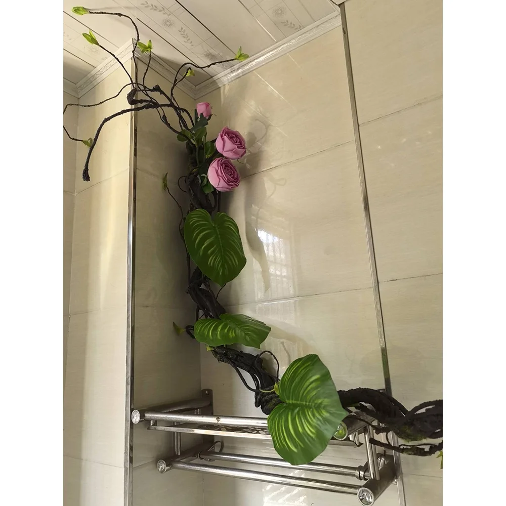 1 75 м искусственный цветок виноградная лоза из ротанга ковчеемость лист