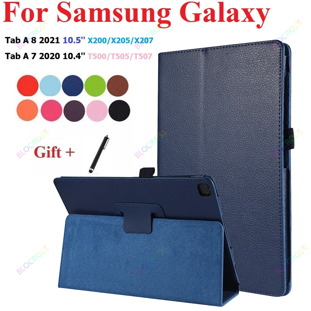 

Folding Stand Cover for Samsung Galaxy Tab A7 10.4 2020 Case Tablet Coque Smart Magnet Case for Galaxy S6lite P610 Case with Pen