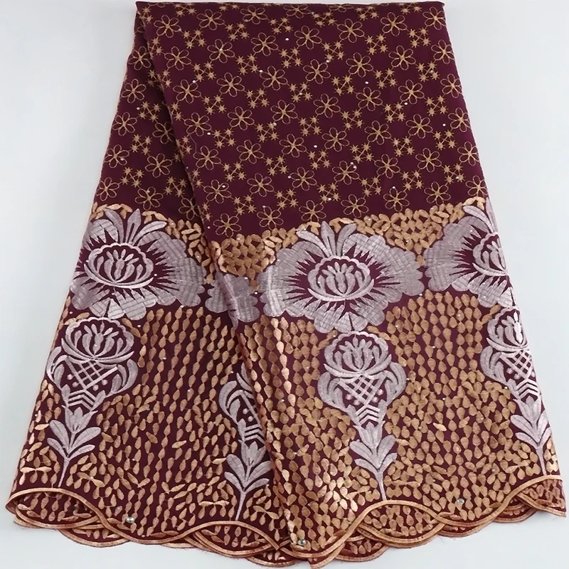 2023 новейшая хлопчатобумажная кружевная ткань высокого качества африканская