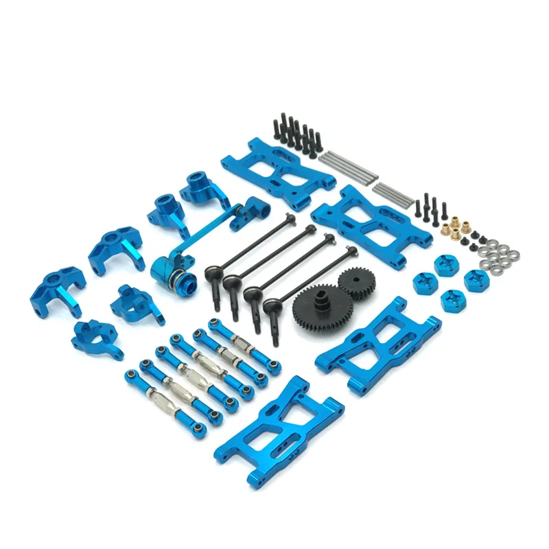 1 Set Metal Parts  Wltoys 144001 124019 124018 124017 124016 Upgraded  RC Car Parts enlarge