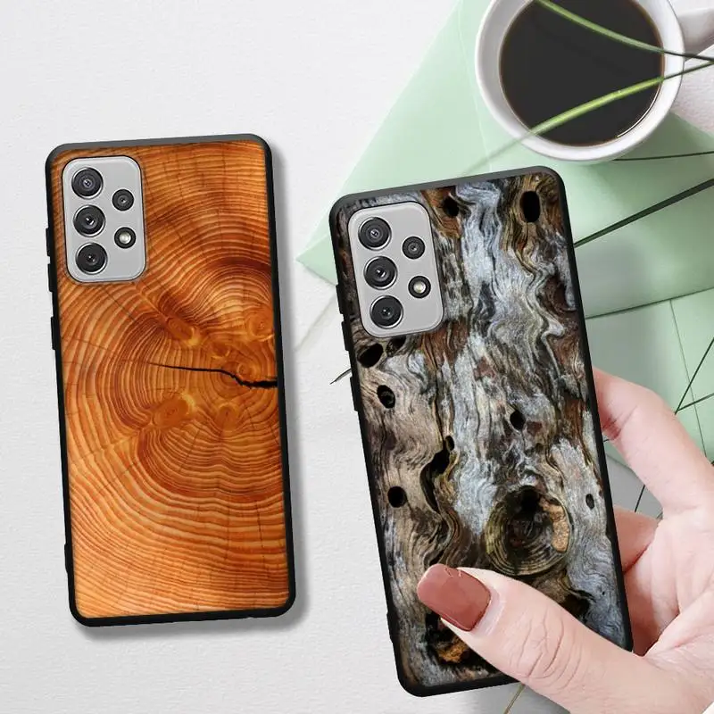 

Wood Textures art Pattern Phone Case for Samsung Galaxy A91 A80 A72 73 A52 53 A70 A41 A32 A21 A22S A42 phone Covers