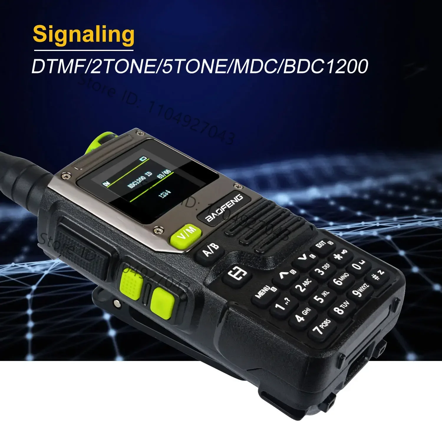 Baofeng K61 PRO K61pro 65-600 МГц Многодиапазонный 640-канальный скремблер Двойные часы Частота для любителей FM VOX Рация (art.: 3920d3e87a0cd) - 3920d3e87a0cd