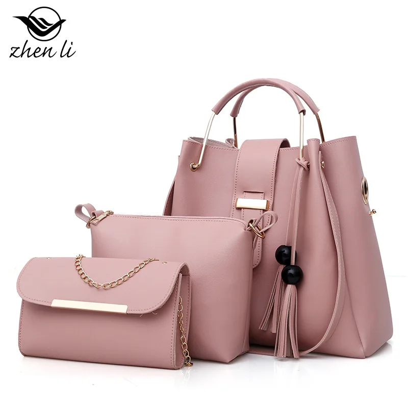

2022 New Fashion PU Women's Handbag Versatile Large Capacity Set