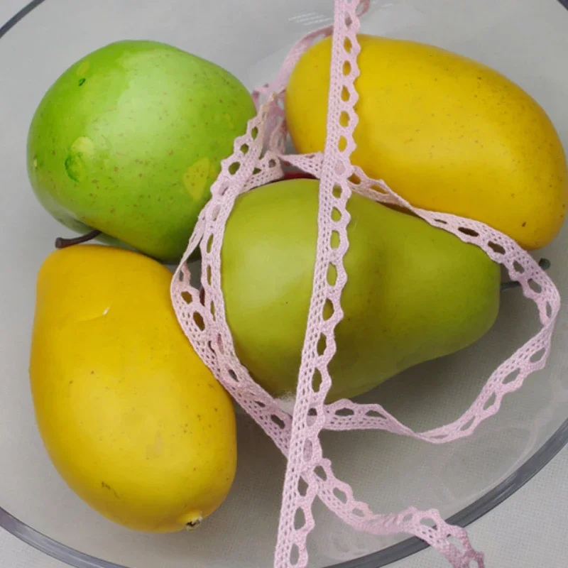 Хлопчатобумажная вязаная кружевная ткань Отделка лентой полый пэчворк