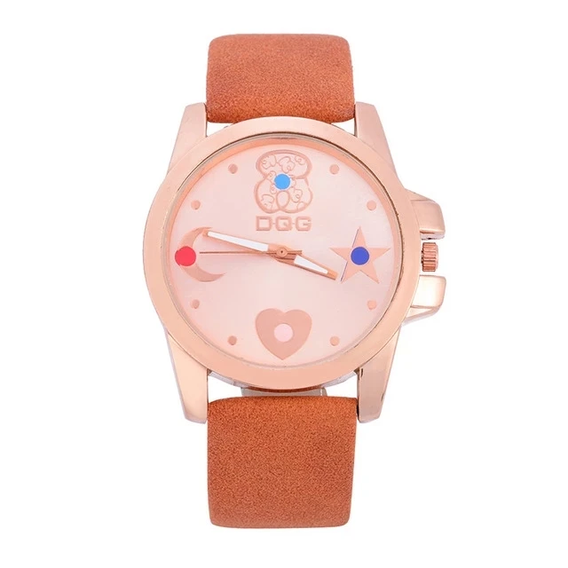 Zegarek Damski 2023 Hot Selling Latest Top Brand Bear Women Watch Fashion Leather Quartz Women's Watches Girl Gift Reloj Mujer