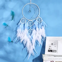 dream catcher pendant feather wind chime moon pendant bedroom pendant decorative gift girl birthday gift wedding decoration
