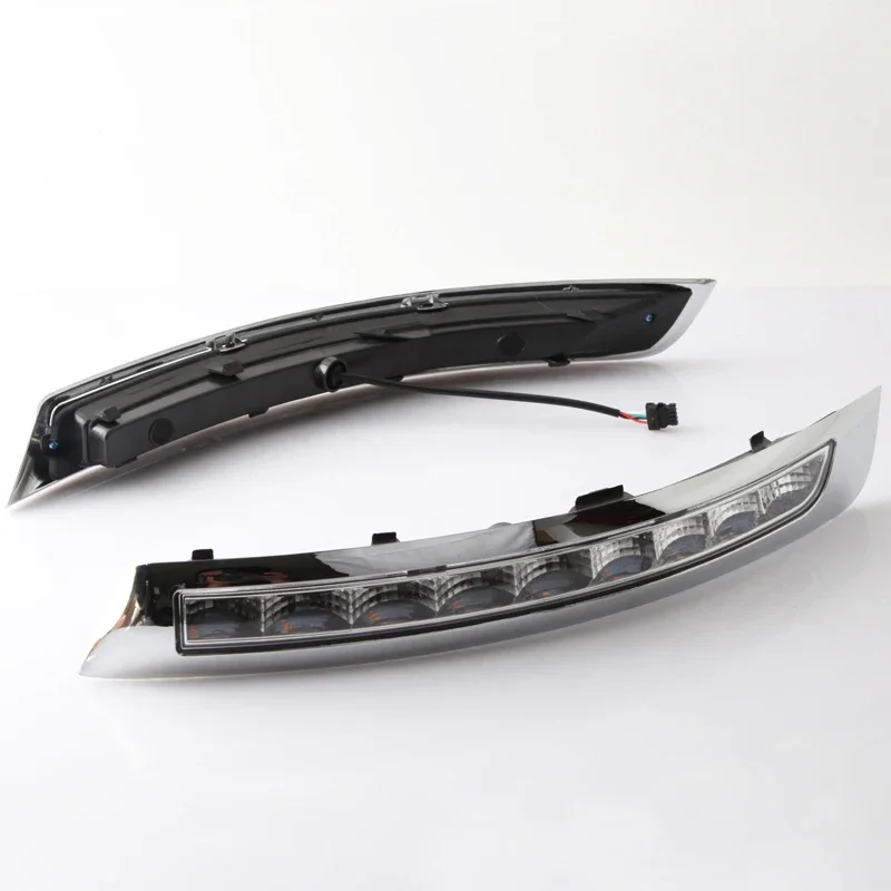 Светодиодные дневные фары DRL для Volvo XC90 2007 2008 2009 2010 2012 2013 светодиодные желтые с