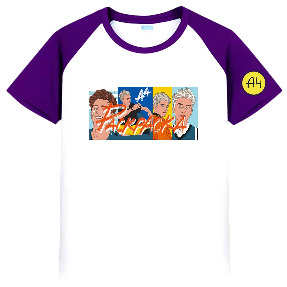 Мерч А4 Shirt Children's 100% Cotoon T Shirts Merch A4 Lamba Casual Girls Clothing Boys Tshirt Fashion Tops Kids Summer T-Shirts