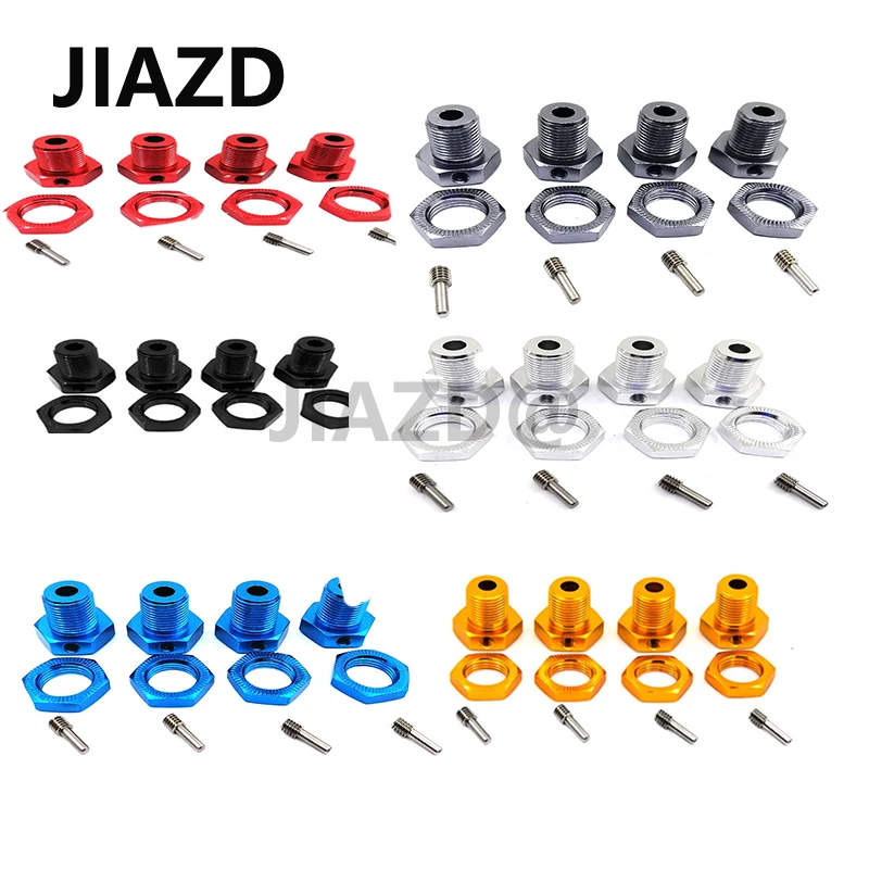 4 шт., Шестигранная втулка для радиоуправляемого автомобиля, 17 мм