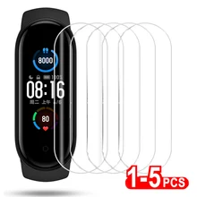 Hydrogel Soft Screen Protectors Film for Xiaomi Mi Band 8 7 6 5 4 3 Full Cover Protective Film Smart Watch Accessories Not Glass